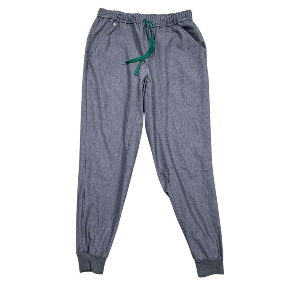 FIGS Technical Collection Womens M Scrub Joggers Gray Green Drawstring MXXSW2004